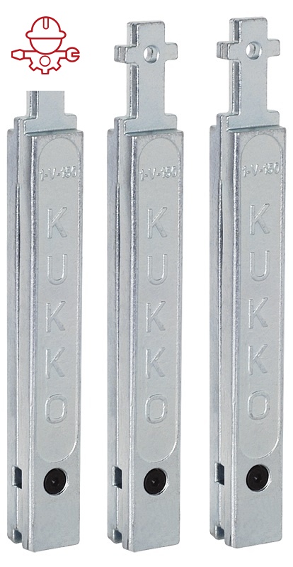 картинка 3 удлинителя захватов (комплект) Kukko 1-V-150-S от магазина "Элит-инструмент"