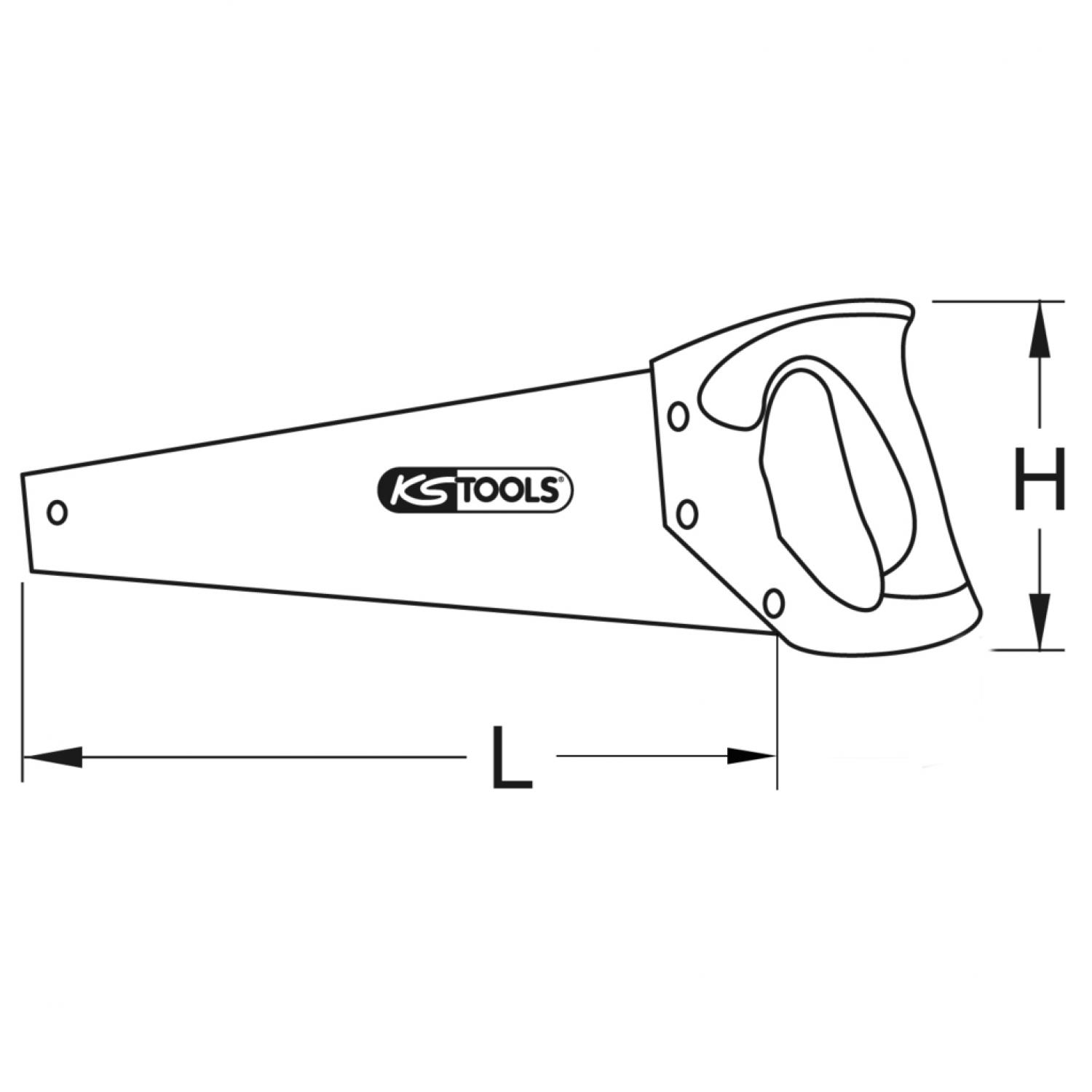 картинка Ручная пила/пила "лисий хвост" BERYLLIUMplus, 700 мм от магазина "Элит-инструмент"