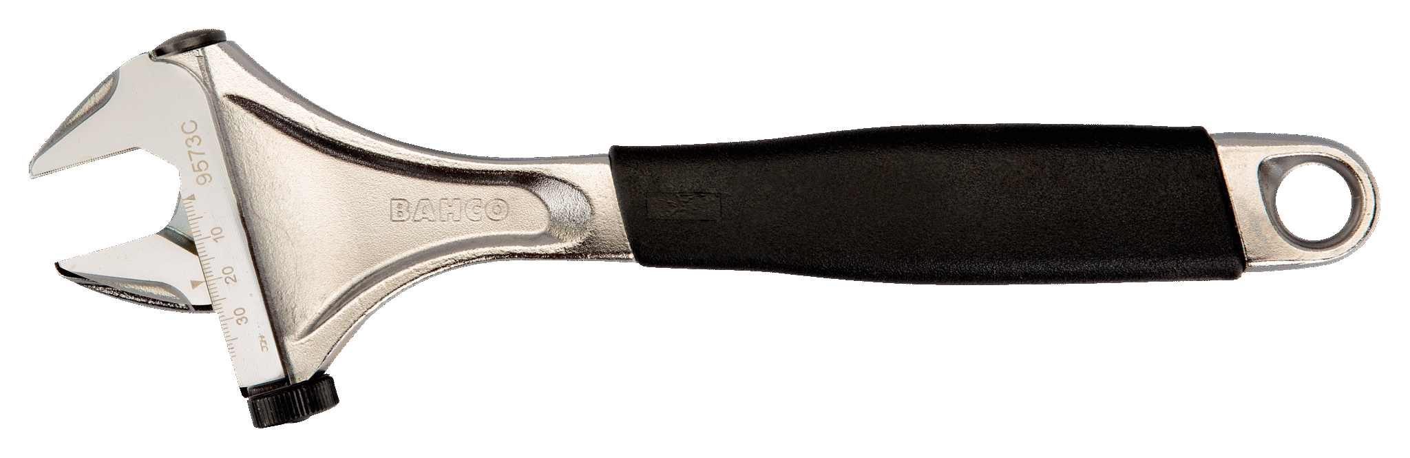 картинка Разводной ключ с регулировкой зева с торца. Хромированный BAHCO 9570C от магазина "Элит-инструмент"