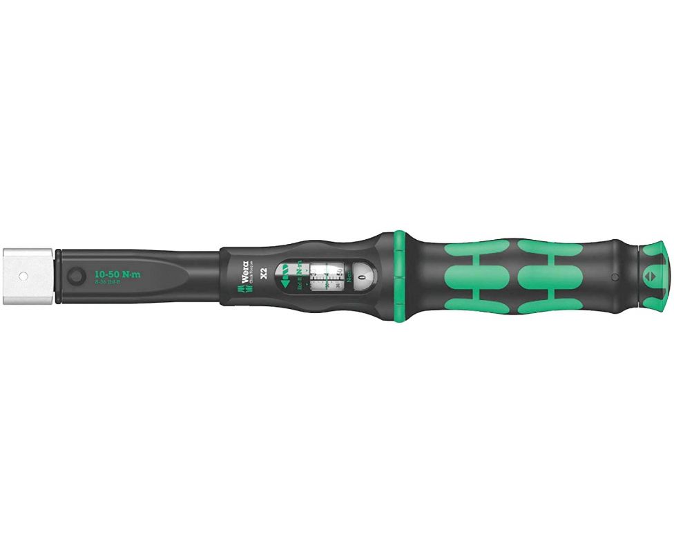 картинка Динамометрический ключ Wera Click-Torque X 2 10-50 Nm для сменных насадок WE-075652 от магазина "Элит-инструмент"