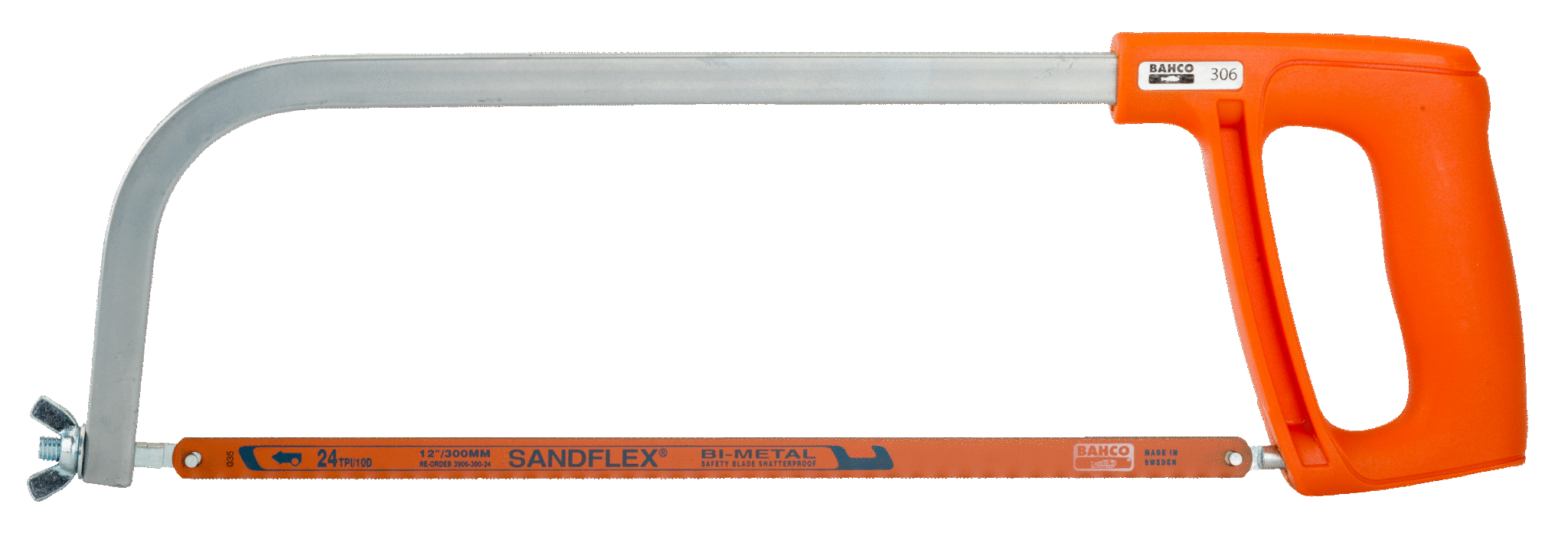 картинка Ручные ножовки по металлу BAHCO 306 от магазина "Элит-инструмент"
