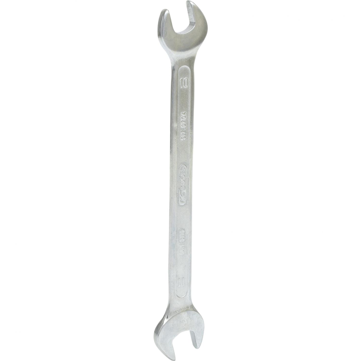 картинка Двусторонний рожковый ключ, 10х11 мм от магазина "Элит-инструмент"