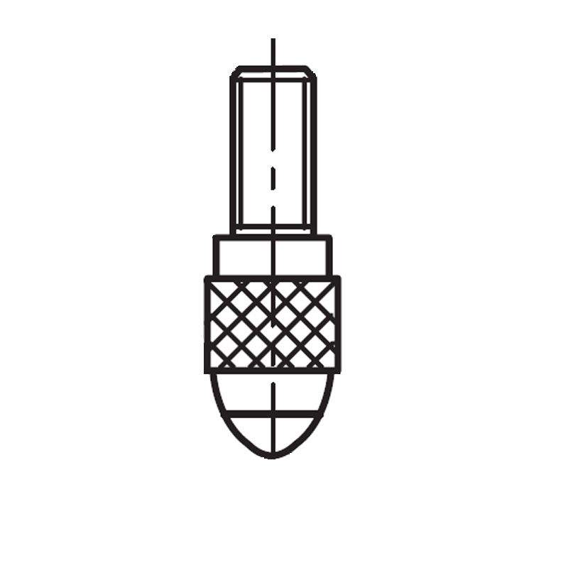4360400 Плоский измерительный наконечник для крепления державки 913 MAHR