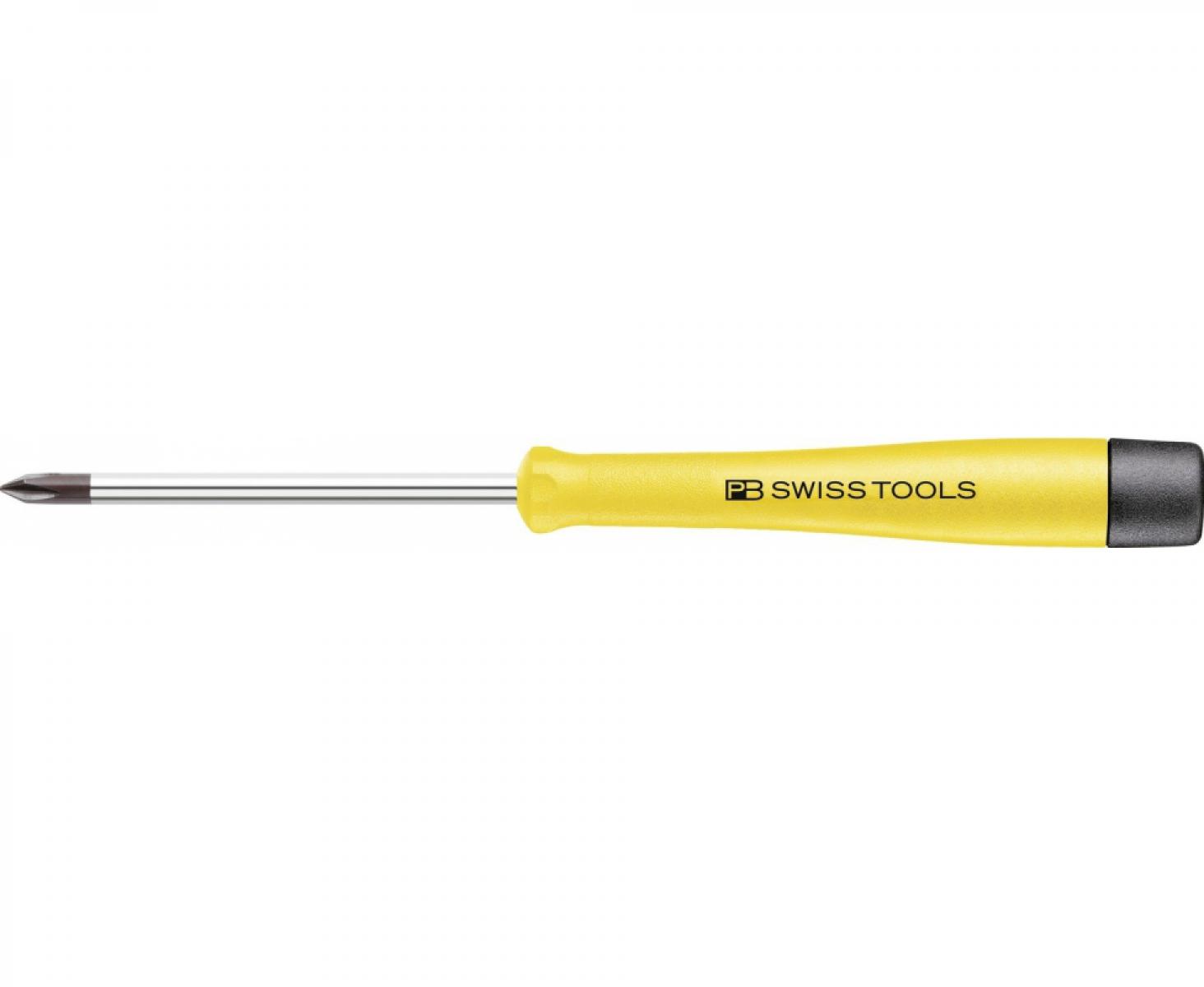 картинка Отвертка крестовая прецизионная антистатическая Phillips ESD PB Swiss Tools PB 1121.00-60 PH00 от магазина "Элит-инструмент"