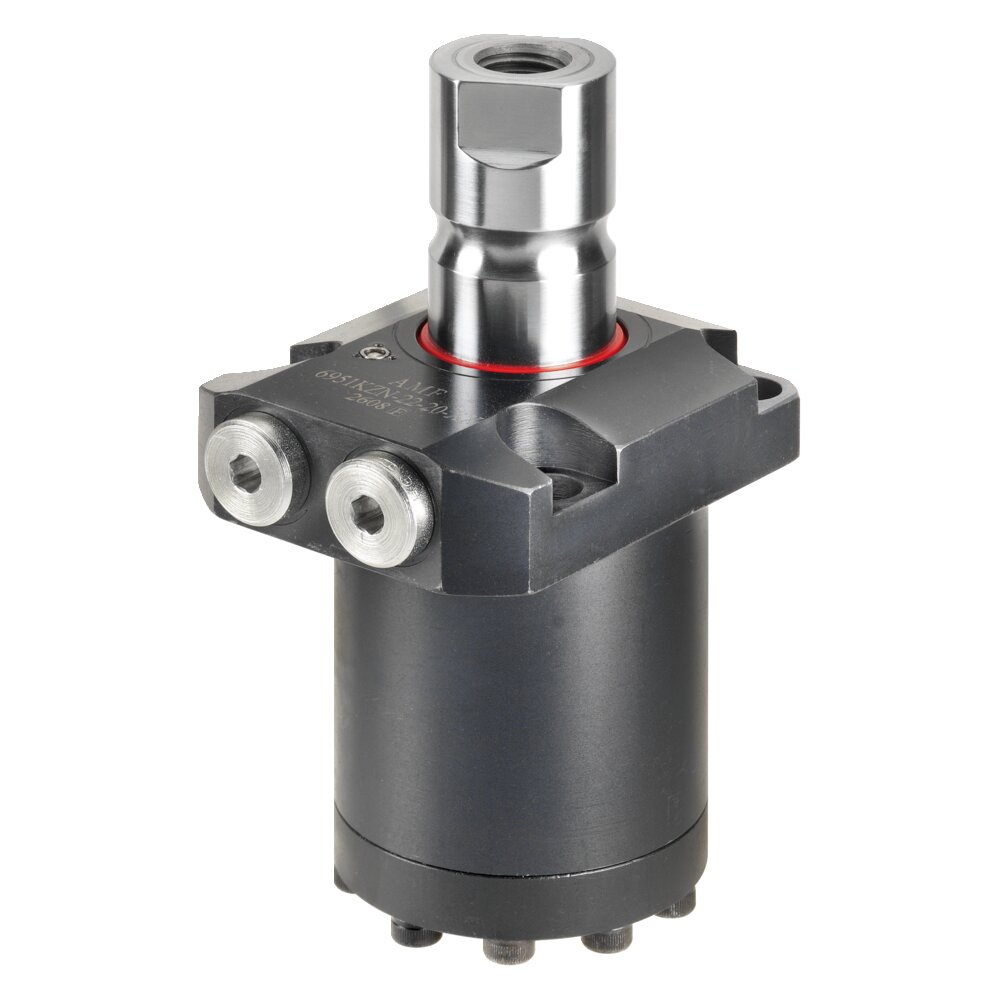 Двухтактный цилиндр с верхним фланцевым креплением и направляющим штоком поршня АМF 327106