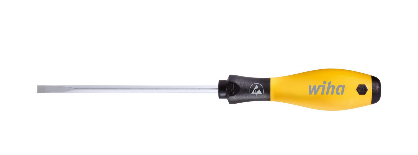 картинка Отвертка шлицевая SoftFinish® ESD 302ESD WIHA 27151 от магазина "Элит-инструмент"