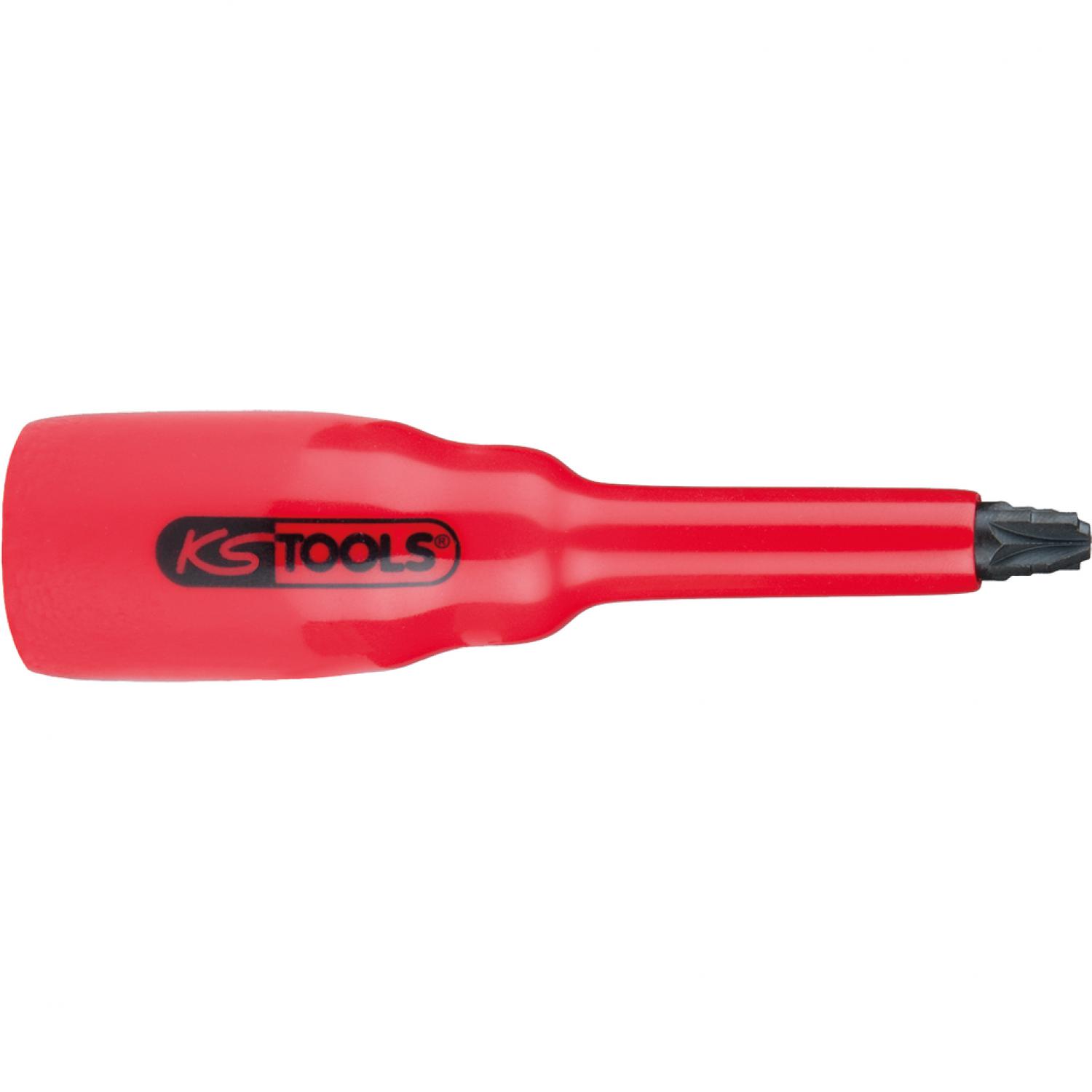 Торцевая головка изолированная с битой для винтов с крестооразным шлицем PZ 3/8", PZ3