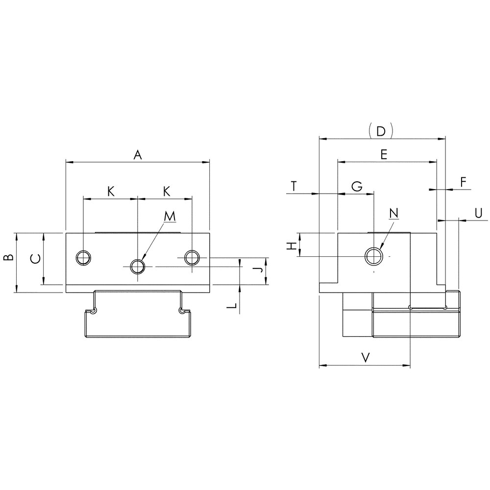 картинка Зажимная губка, стандартная АМF 265835 от магазина "Элит-инструмент"