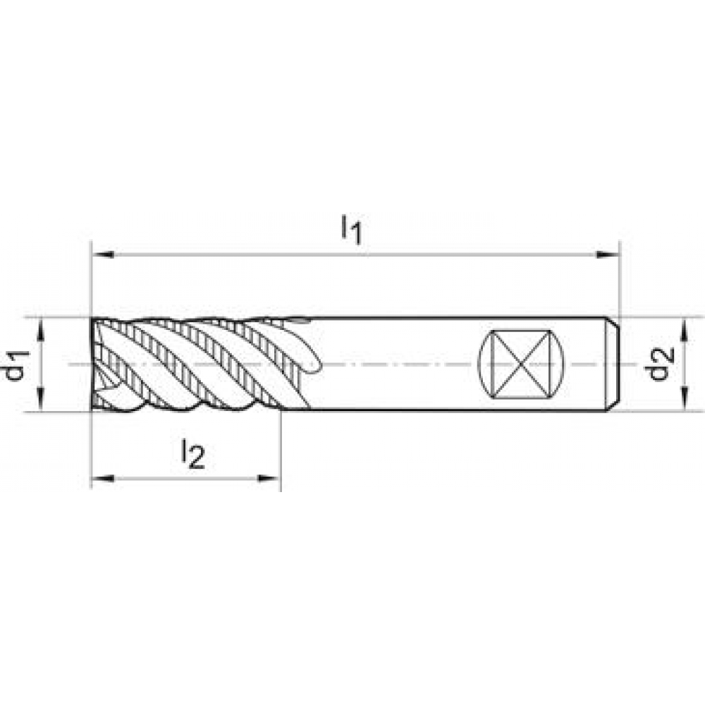 картинка Черновая фреза WN цельная твердосплавная, тип TiALN, хвостовик HRF HB Z5, FORMAT 16 мм 2400 1600 Fplus от магазина "Элит-инструмент"