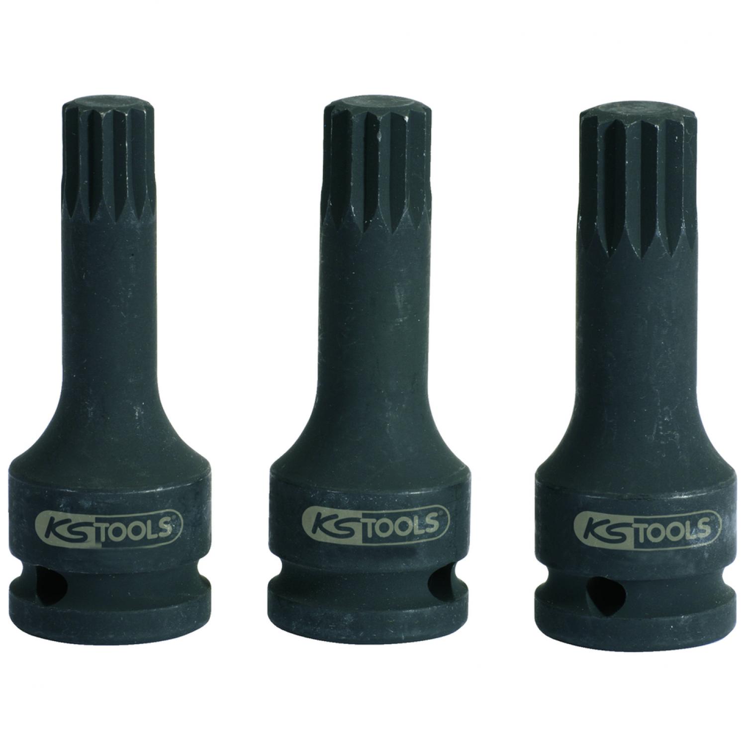 Силовая торцовая головка с битом XZN 1/2'', длинная, M16