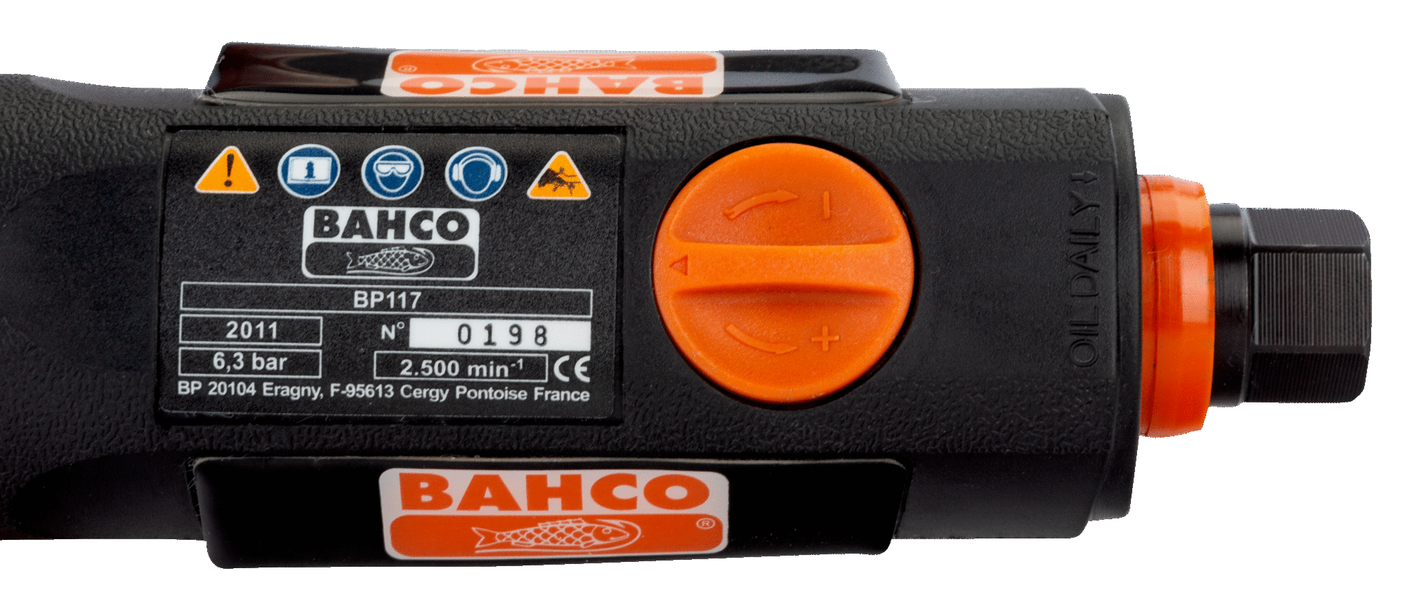 картинка Низкооборотная шлифмашинка BAHCO BP117 от магазина "Элит-инструмент"