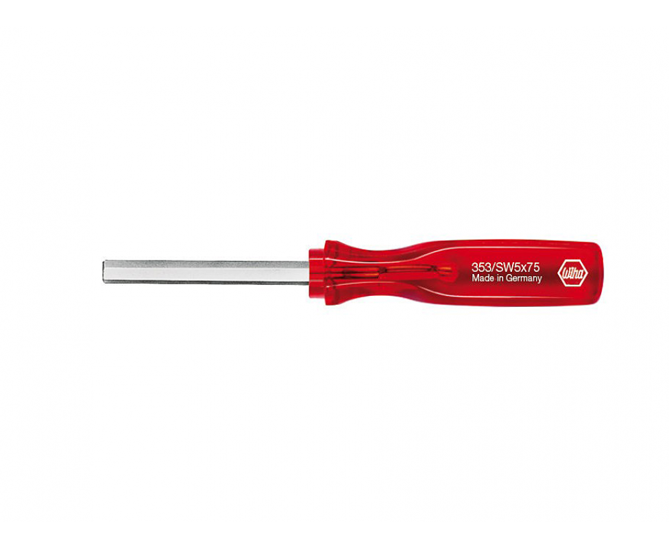Отвертка Wiha Classic HEX 353 01229 5 x 75 с внутренним шестигранником