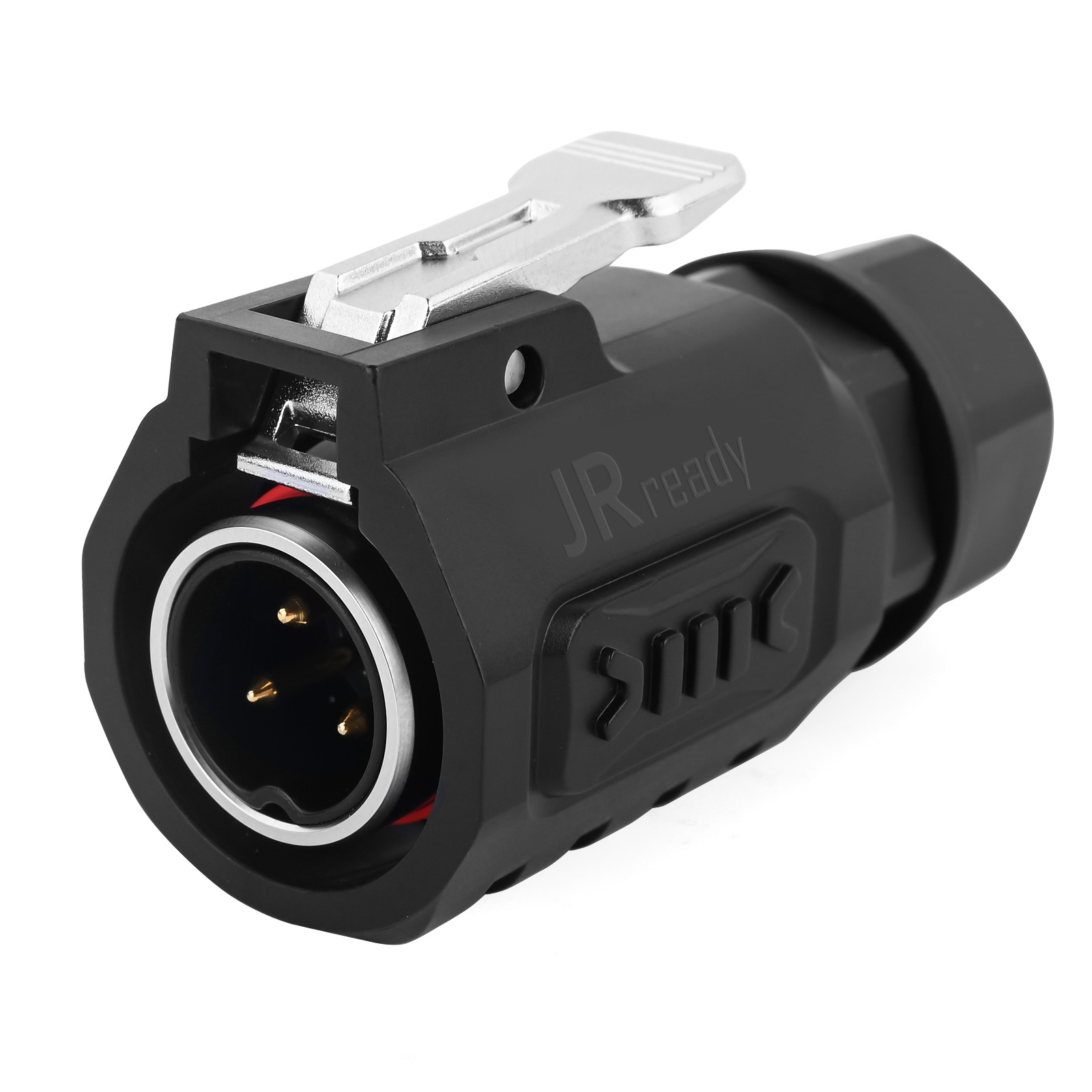 JRready JRSSW-CP20, 3-контактный обжимной пластиковый штекер​,Промышленный водостойкий разъём