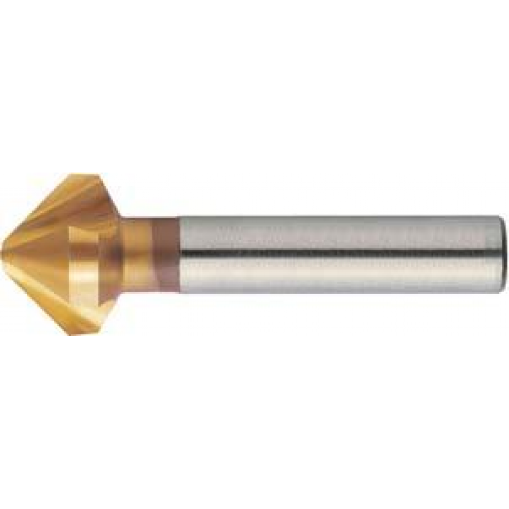 картинка Зенковка DIN335 HSS TiN FORM C, прямой хвостовик 90 градусов, FORMAT 13,4 мм 1433 1340 Fplus от магазина "Элит-инструмент"