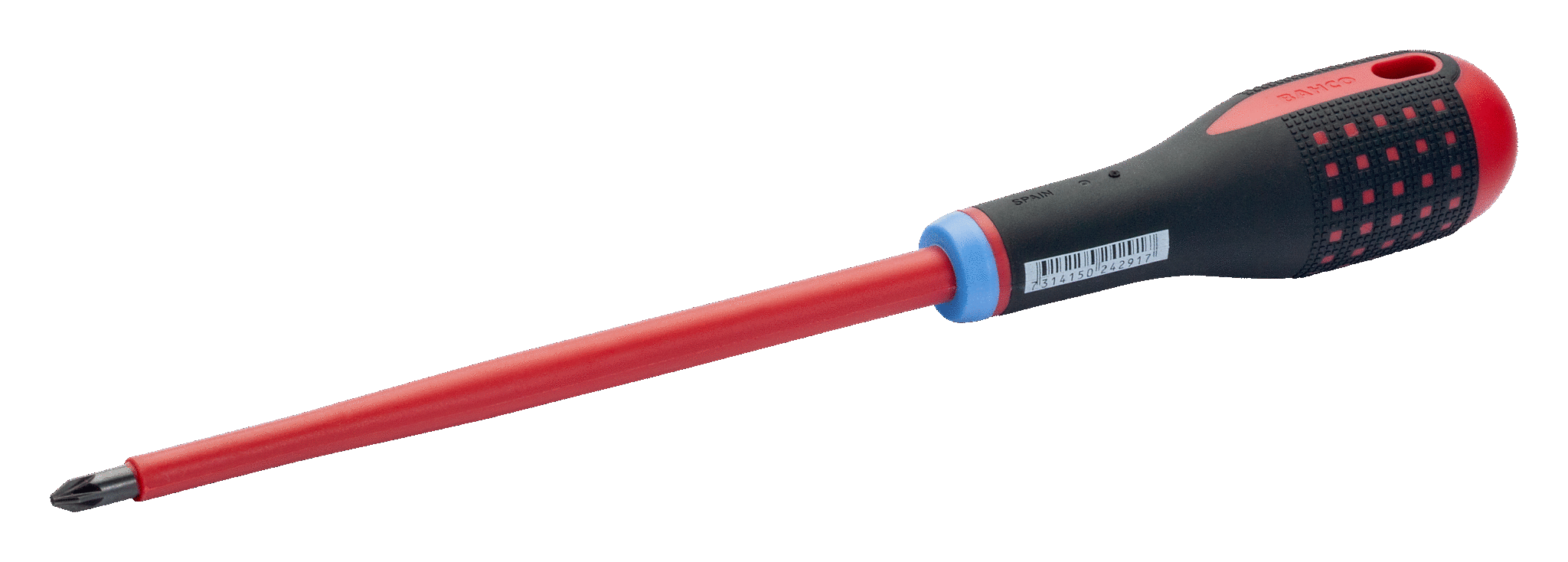 Отвертки изолированные с рукояткой ERGO™ под винты Pozidriv. Под винты Pozidriv BAHCO BE-8810S