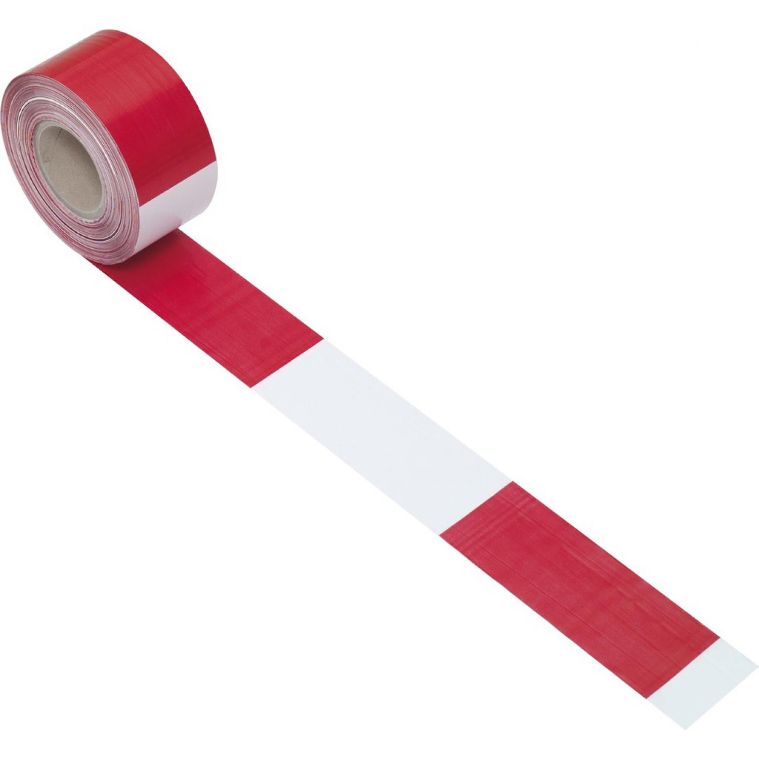 картинка Заградительная пленочная лента красно-белая полосатая от магазина "Элит-инструмент"