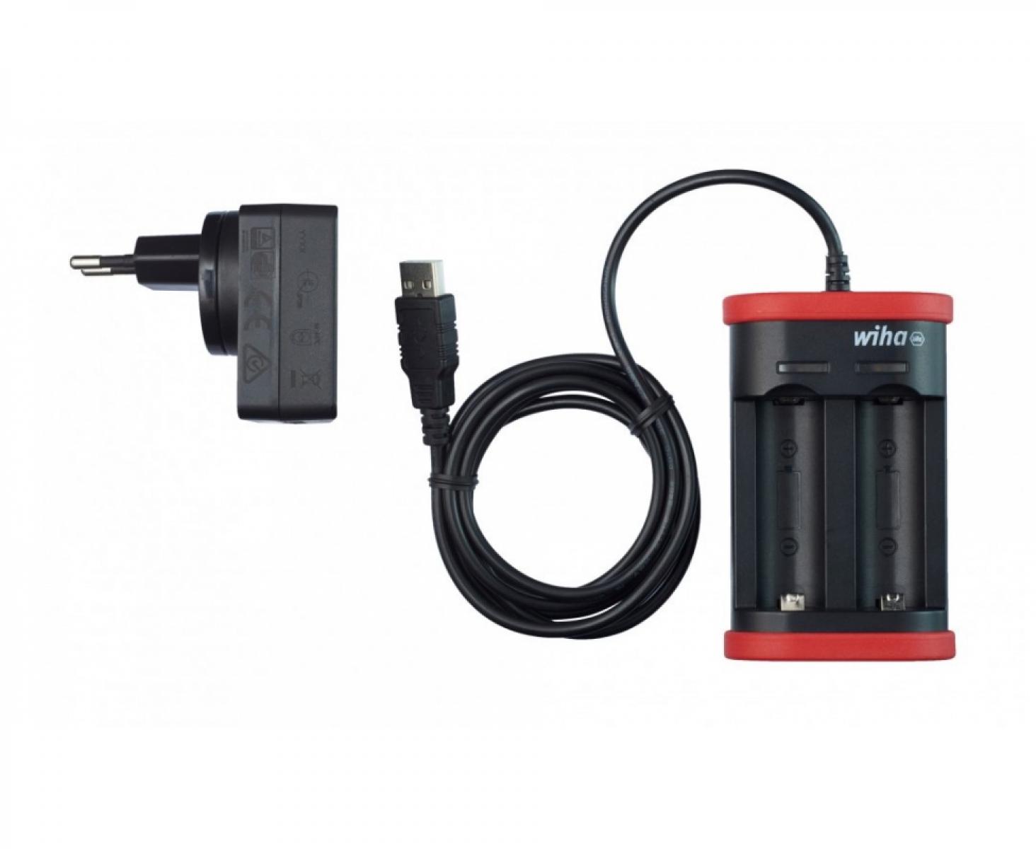 картинка Зарядное устройство для Li-Ion аккумуляторов Wiha 599002 41915 от магазина "Элит-инструмент"