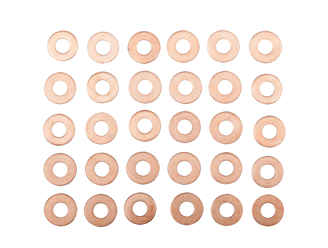 Набор медных уплотнительных прокладок для дизельных форсунок BAHCO BE1305P450WS05