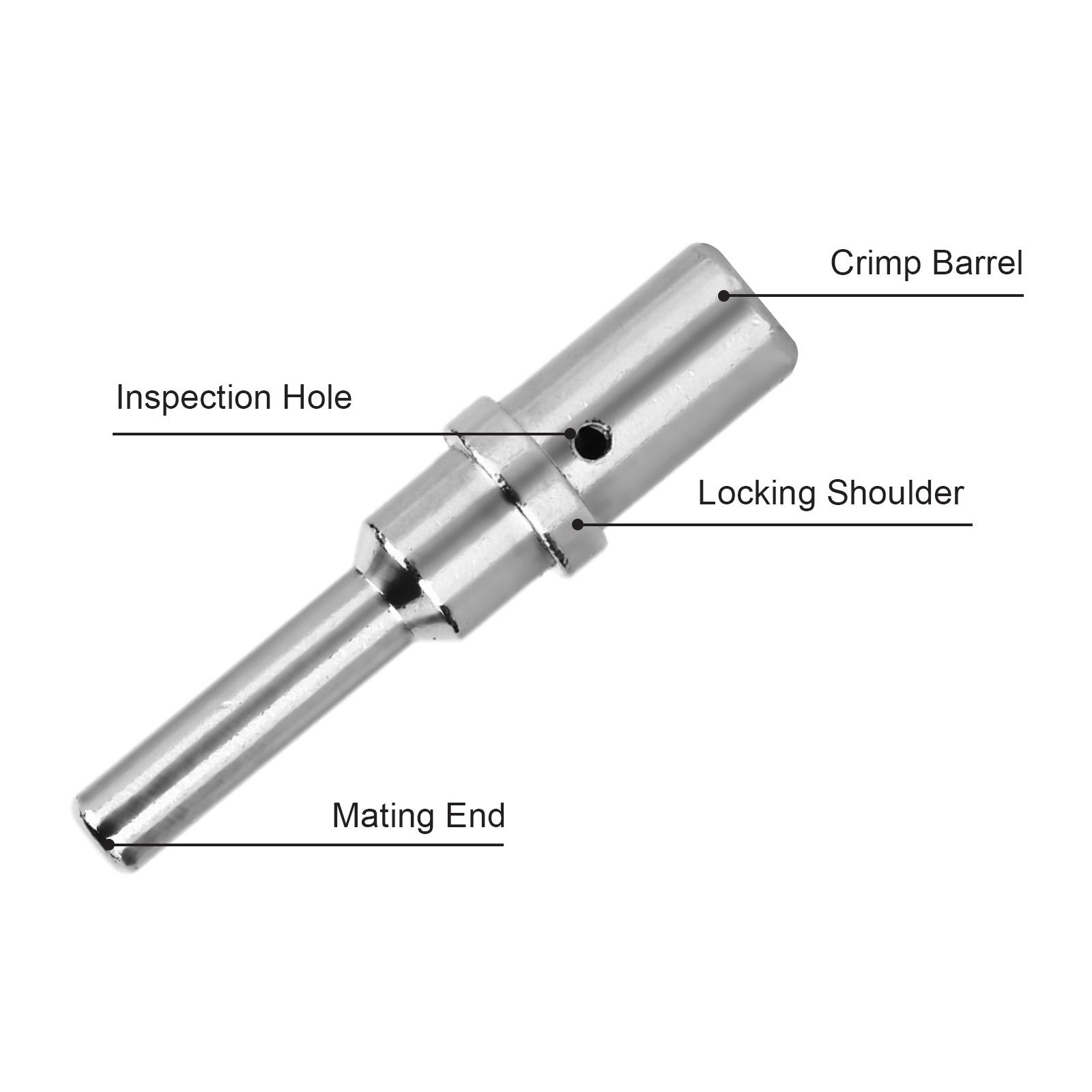 картинка JRready 0460-204-12141 Штыреввя клемма от магазина "Элит-инструмент"