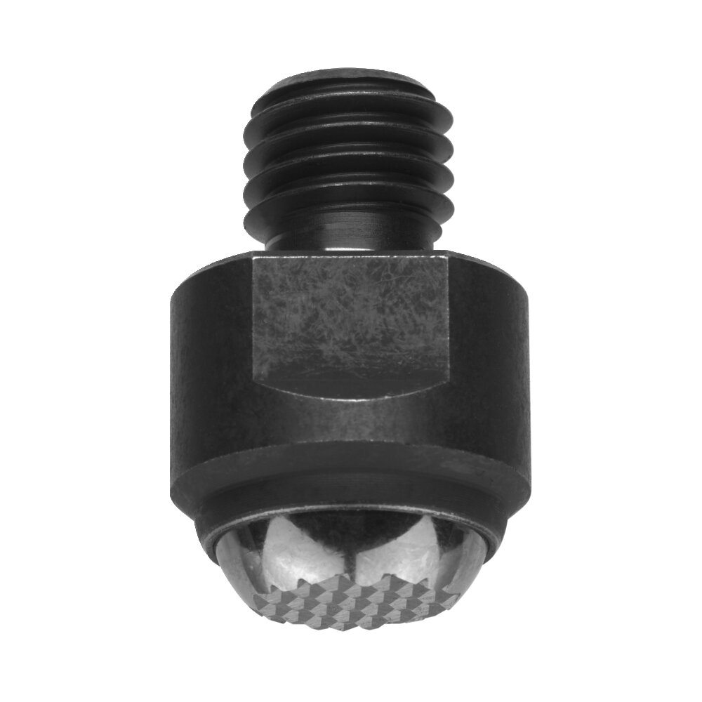 Установочный винт с плоским шариком, ребристый АМF 568021