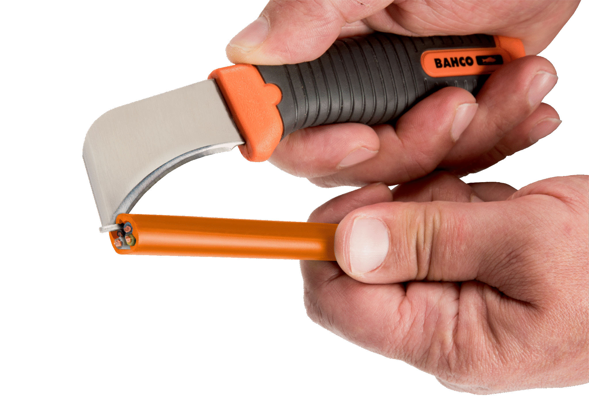 картинка Нож электрика с направляющей BAHCO 2446-EL-HELP от магазина "Элит-инструмент"