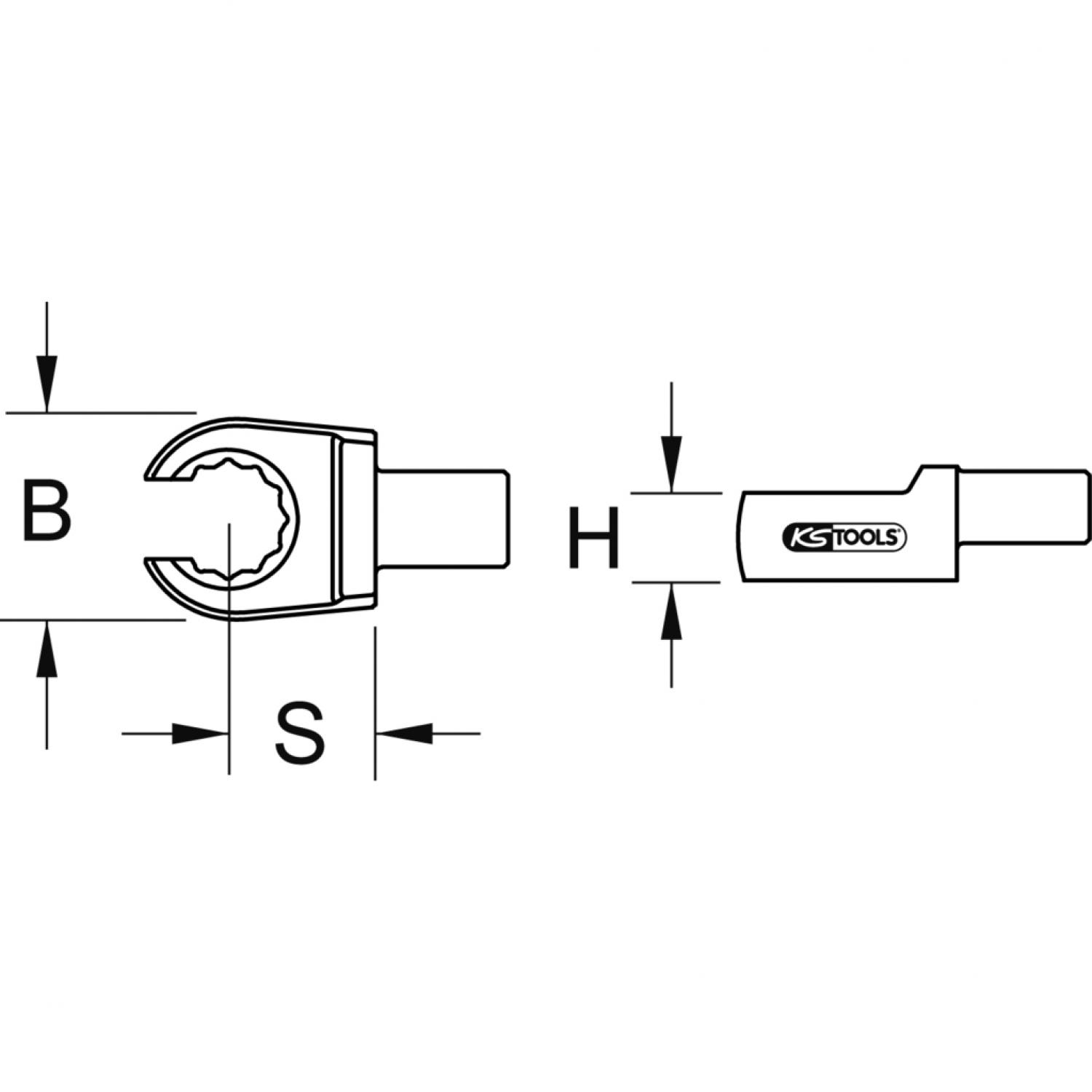 картинка Вставной накидной ключ открытый 9х12 мм, 10 мм от магазина "Элит-инструмент"
