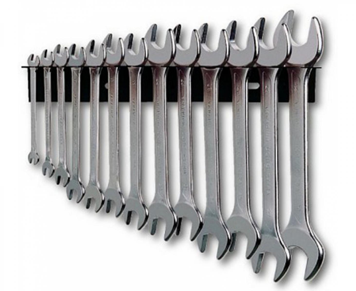картинка Набор рожковых двухсторонних гаечных ключей USAG 252 N/R13 U02520868 13 предметов в металлическом держателе от магазина "Элит-инструмент"