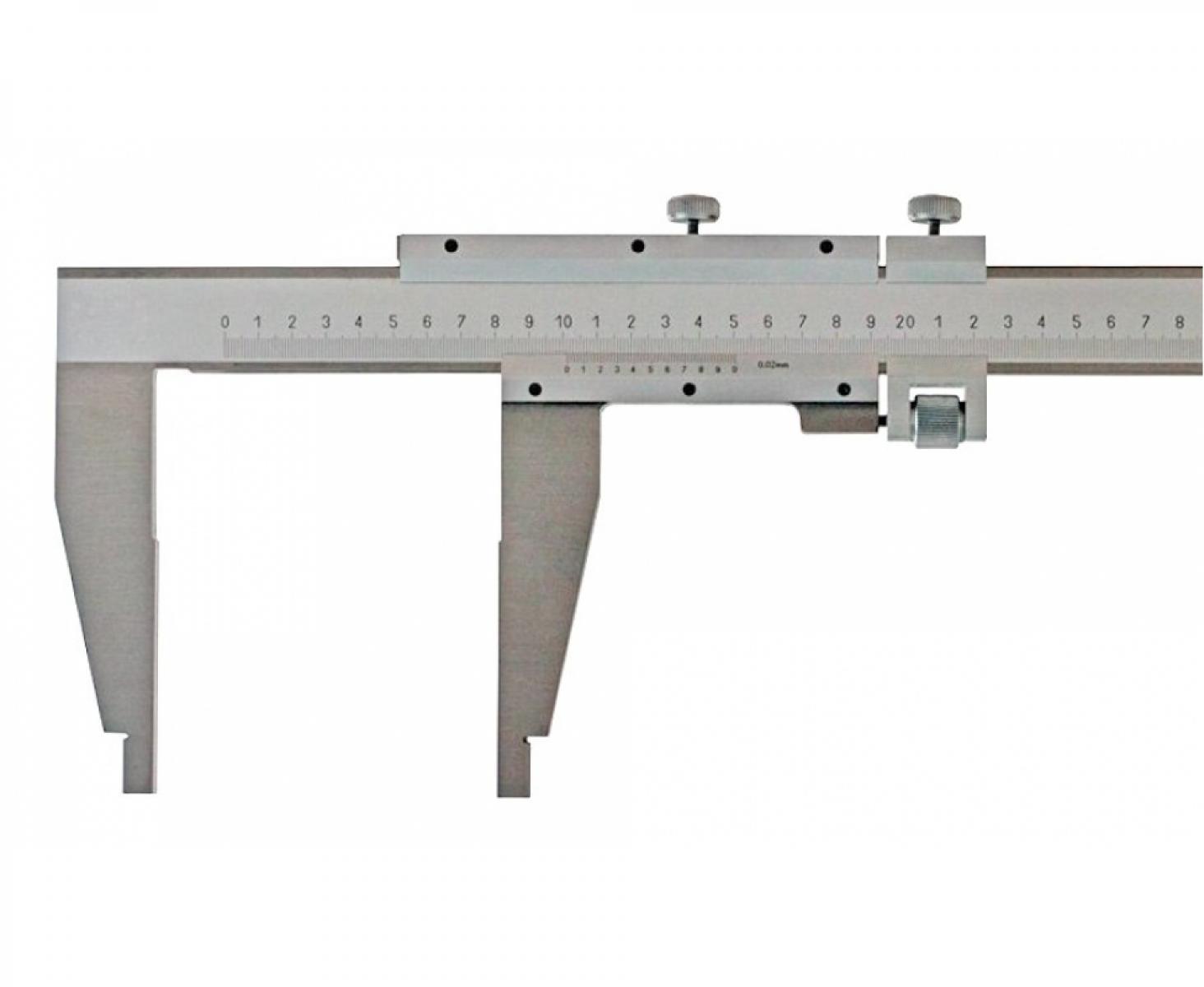Штангенциркуль верньерный цеховой односторонний 0-500 мм Schut 909.616