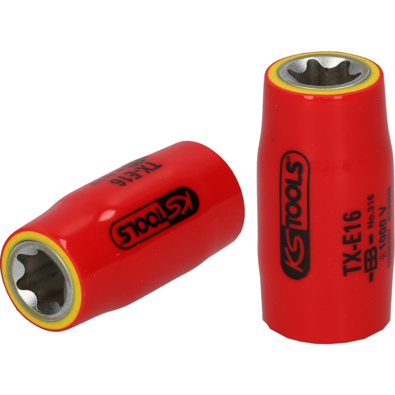 Торцевая головка изолированная 1/2“ для шлицев типа Torx-E, E10