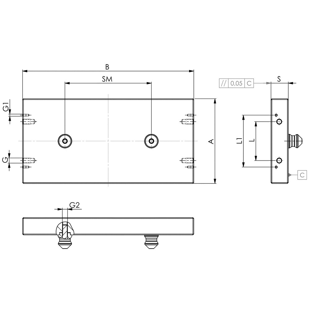 картинка Крепежная пластина АМF 426783 от магазина "Элит-инструмент"