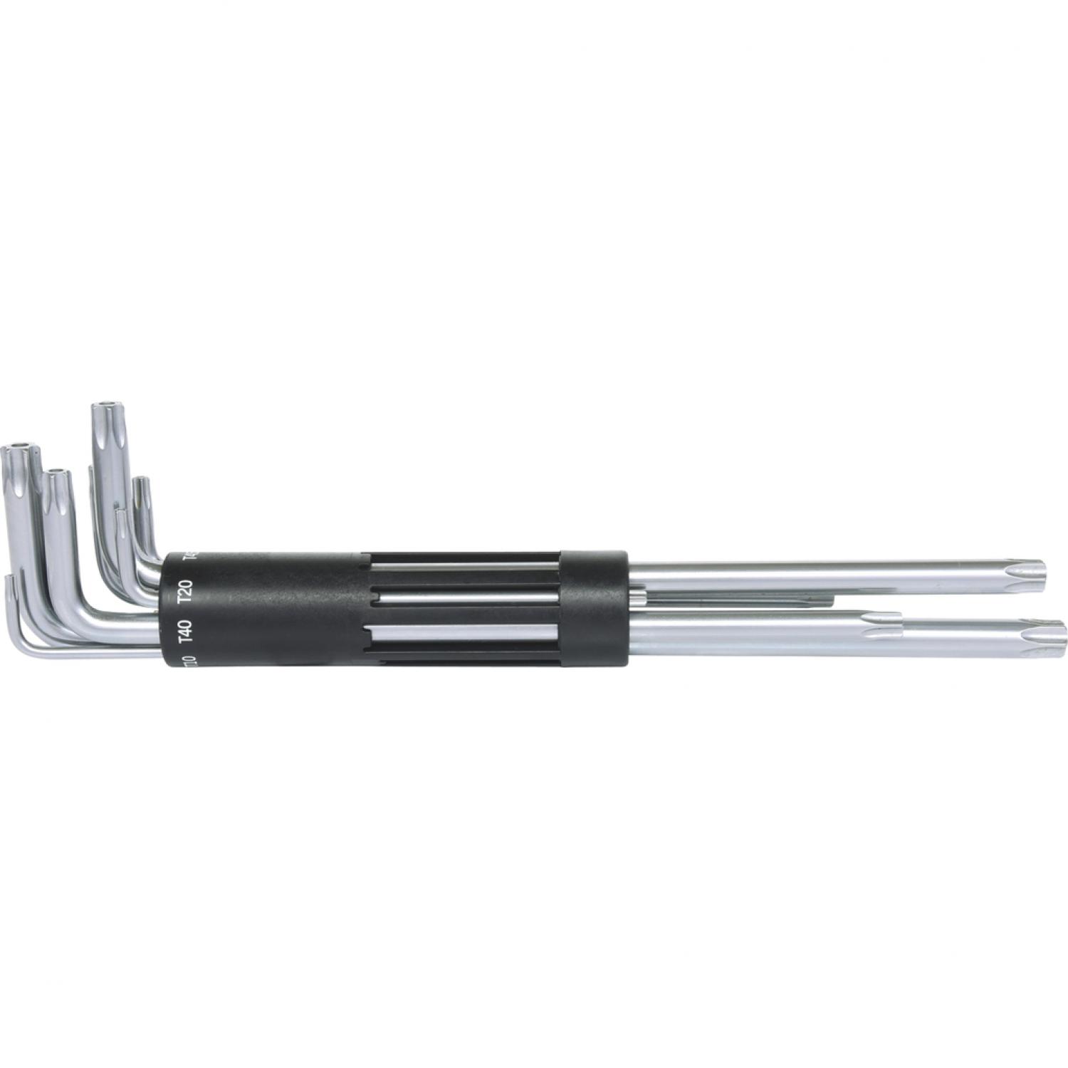 Комплект угловых штифтовых ключей с профилем Torx и отверстием 3 в 1, 8 шт, размера XL