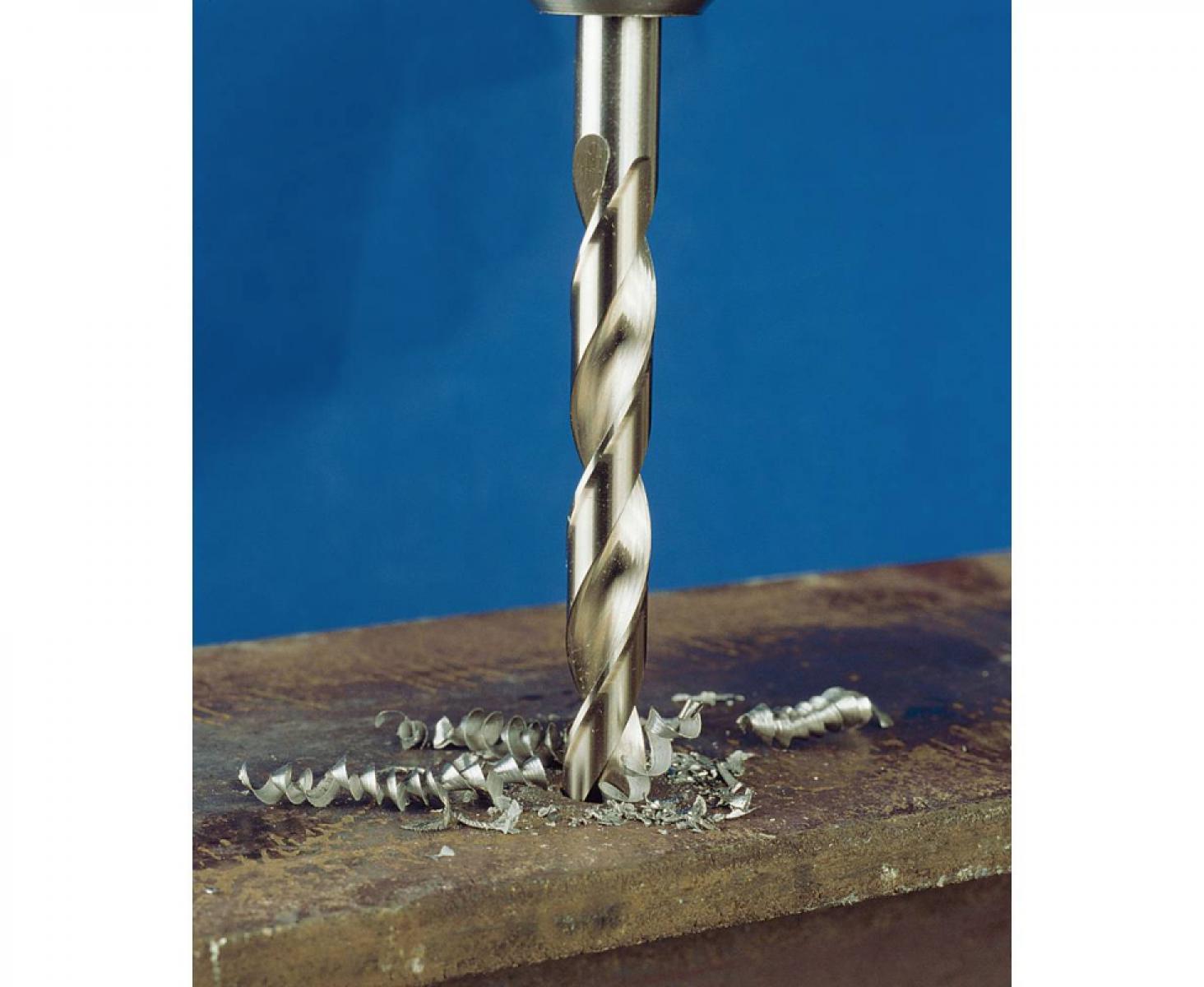 картинка Сверло спиральное по металлу HSS-G Co 5 13,0 мм DIN 338 Exact GQ-32446 праворежущее от магазина "Элит-инструмент"