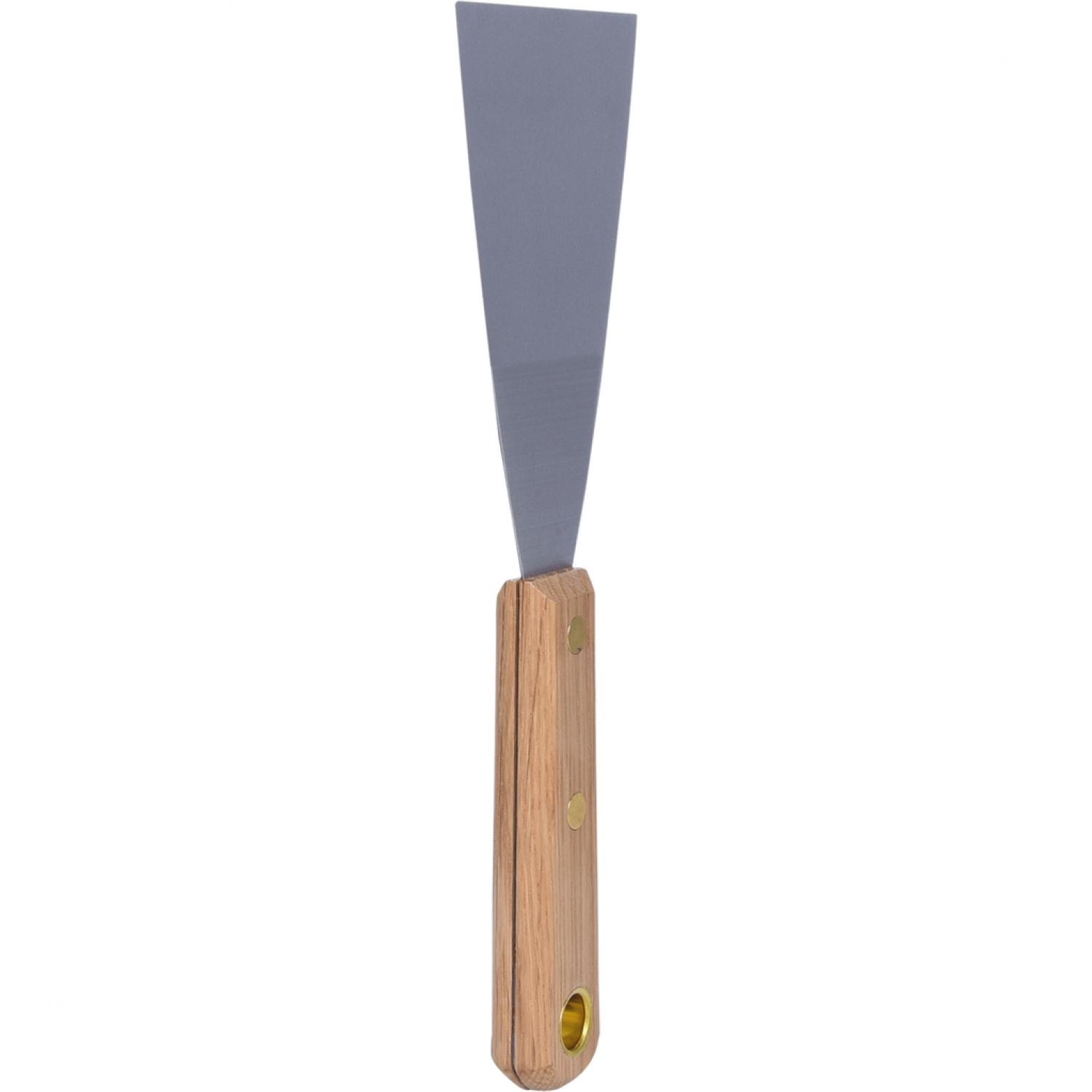 картинка Шпатель EDELSTAHL, 75 мм, с деревянной рукояткой от магазина "Элит-инструмент"