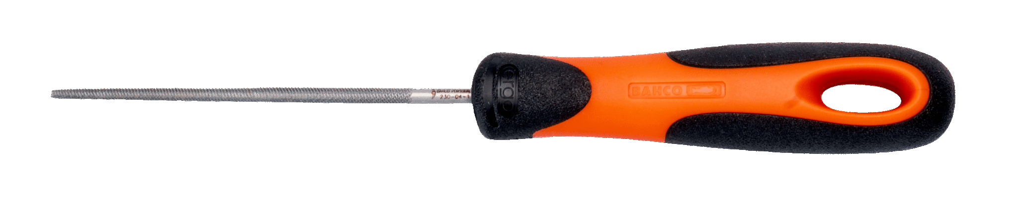 картинка Напильник круглый, индивидуальная упаковка, c рукояткой ERGO™ BAHCO 1-230-04-2-2 от магазина "Элит-инструмент"