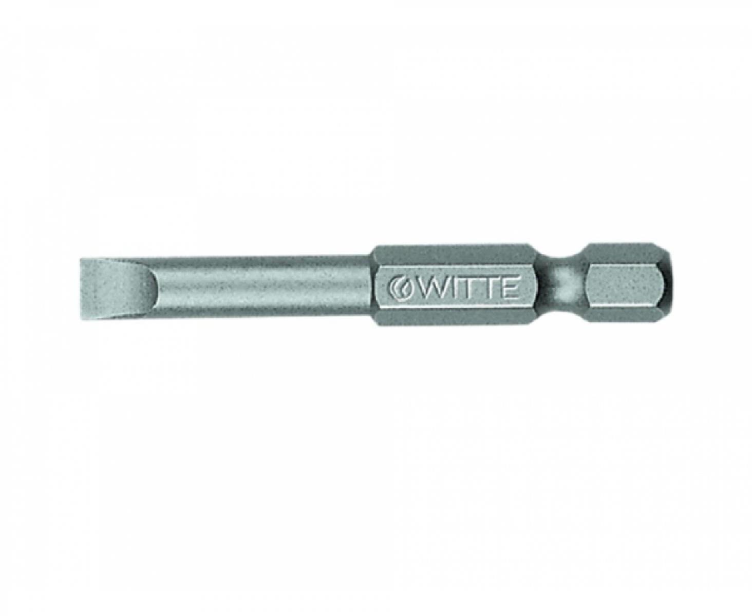 картинка Бита Witte INDUSTRIE 27514 6,5 х 50 мм шлицевая для держателя E6,3 от магазина "Элит-инструмент"