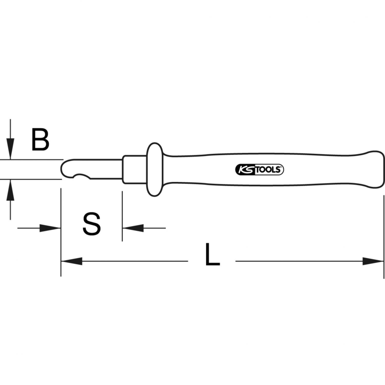 картинка Нож изолированный для зачистки кабеля, 182 мм от магазина "Элит-инструмент"