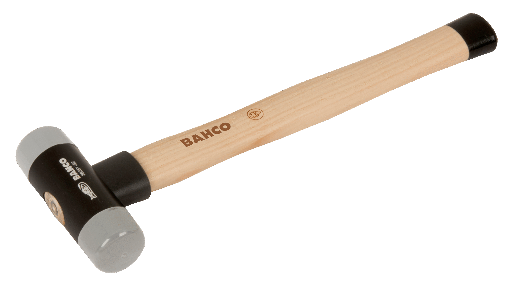 Молоток с пластмассовыми бойками POLYFLEX, деревянная рукоятка BAHCO 3625Y