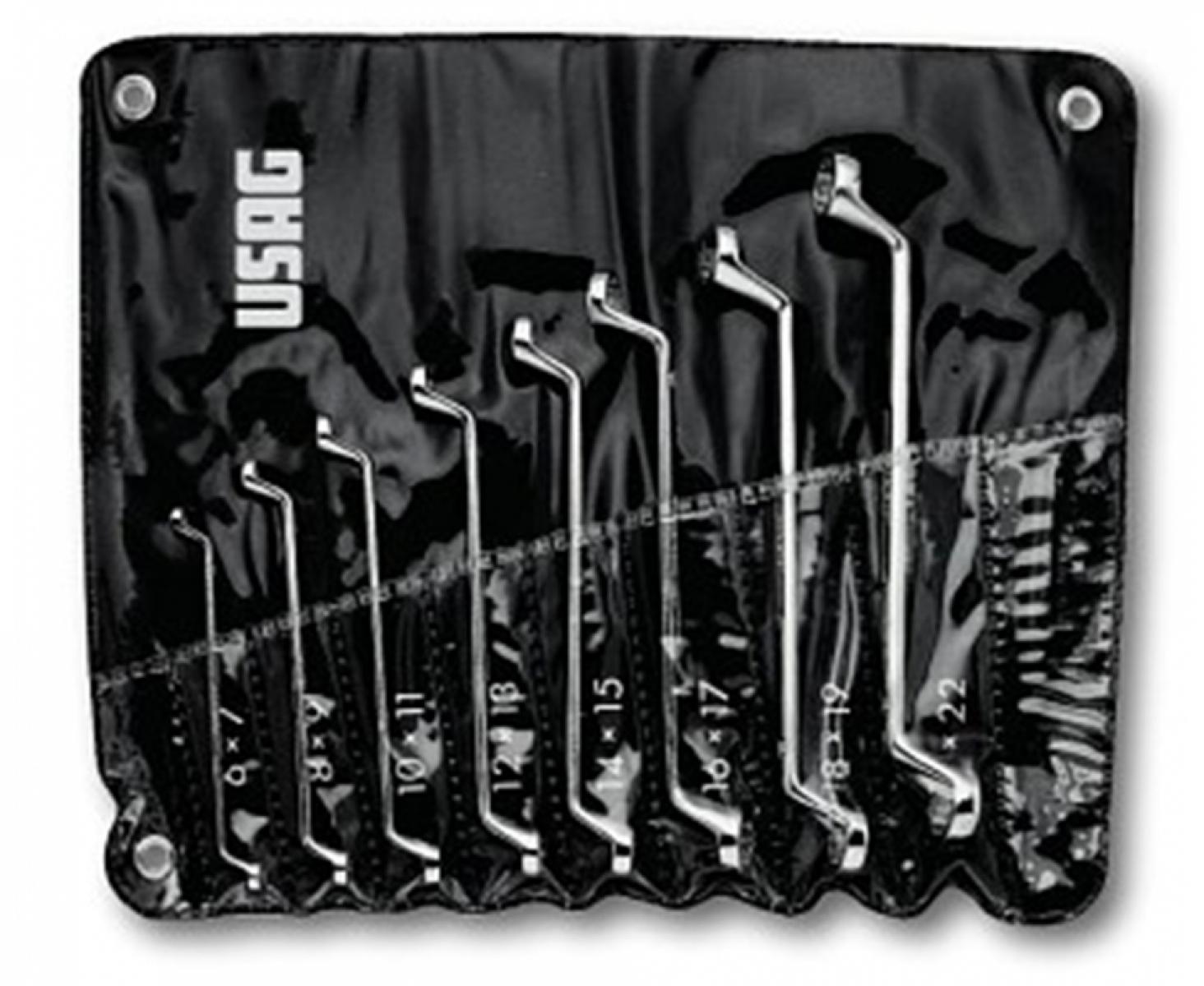 картинка Набор накидных двухсторонних гаечных ключей USAG 283 N/B8 U02830311 8 предметов от магазина "Элит-инструмент"