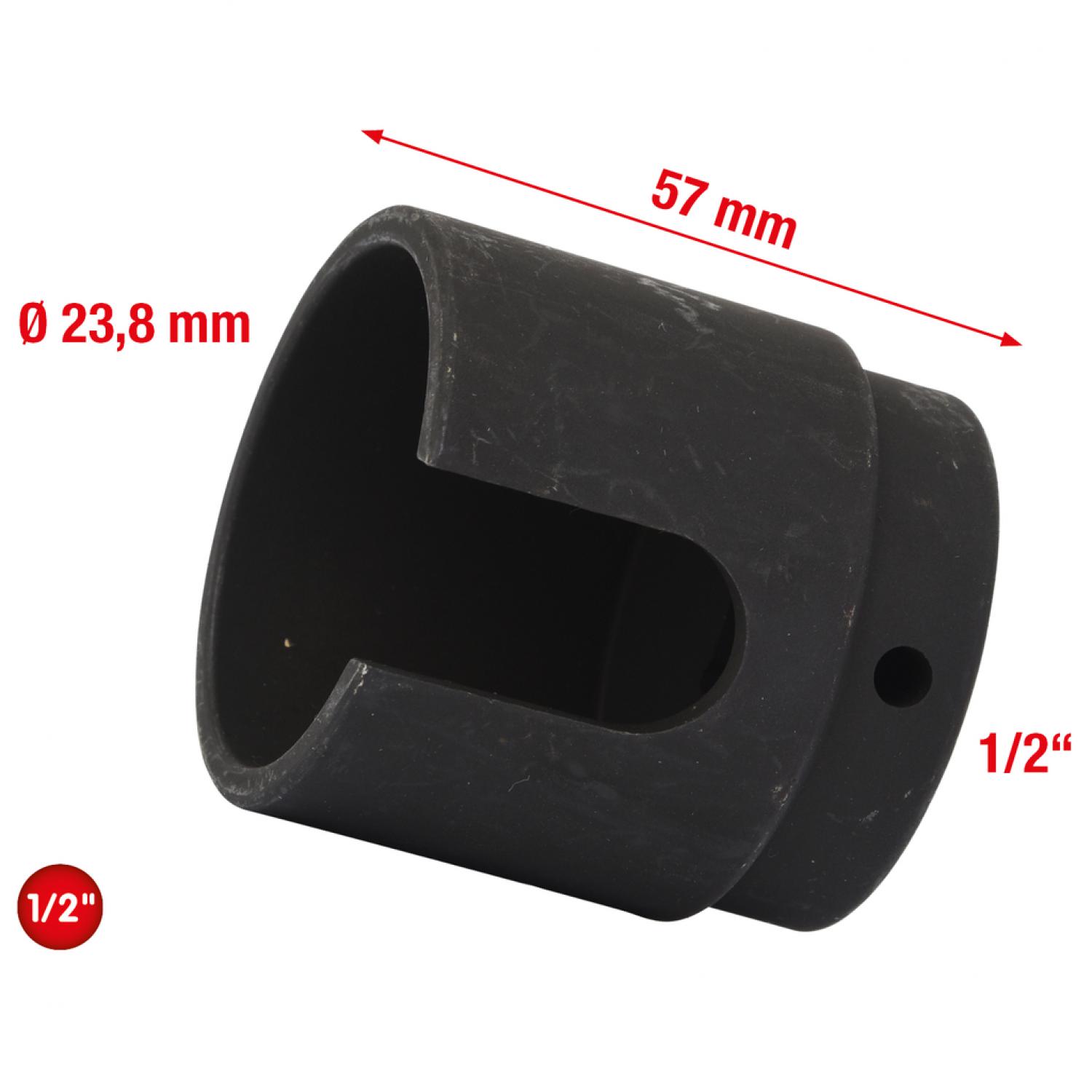 Торцовая головка для головки поперечной рулевой тяги 1/2"