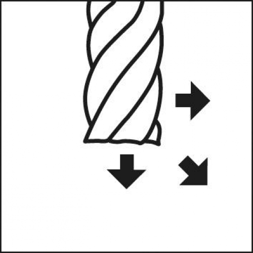 картинка Фреза черновая твёрдосплавная 10,0 мм Z3 HA TA-C FORMAT GT 1944 1000 Fplus от магазина "Элит-инструмент"
