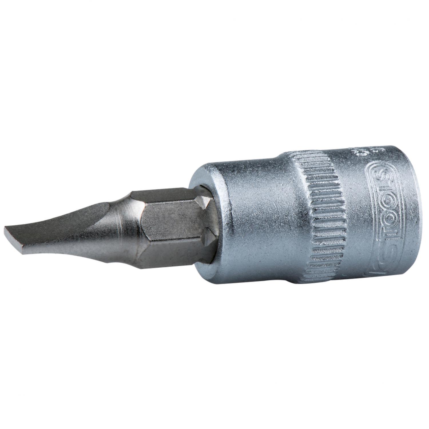 Торцовая головка с битом 3/8", шлицевая, 4 мм