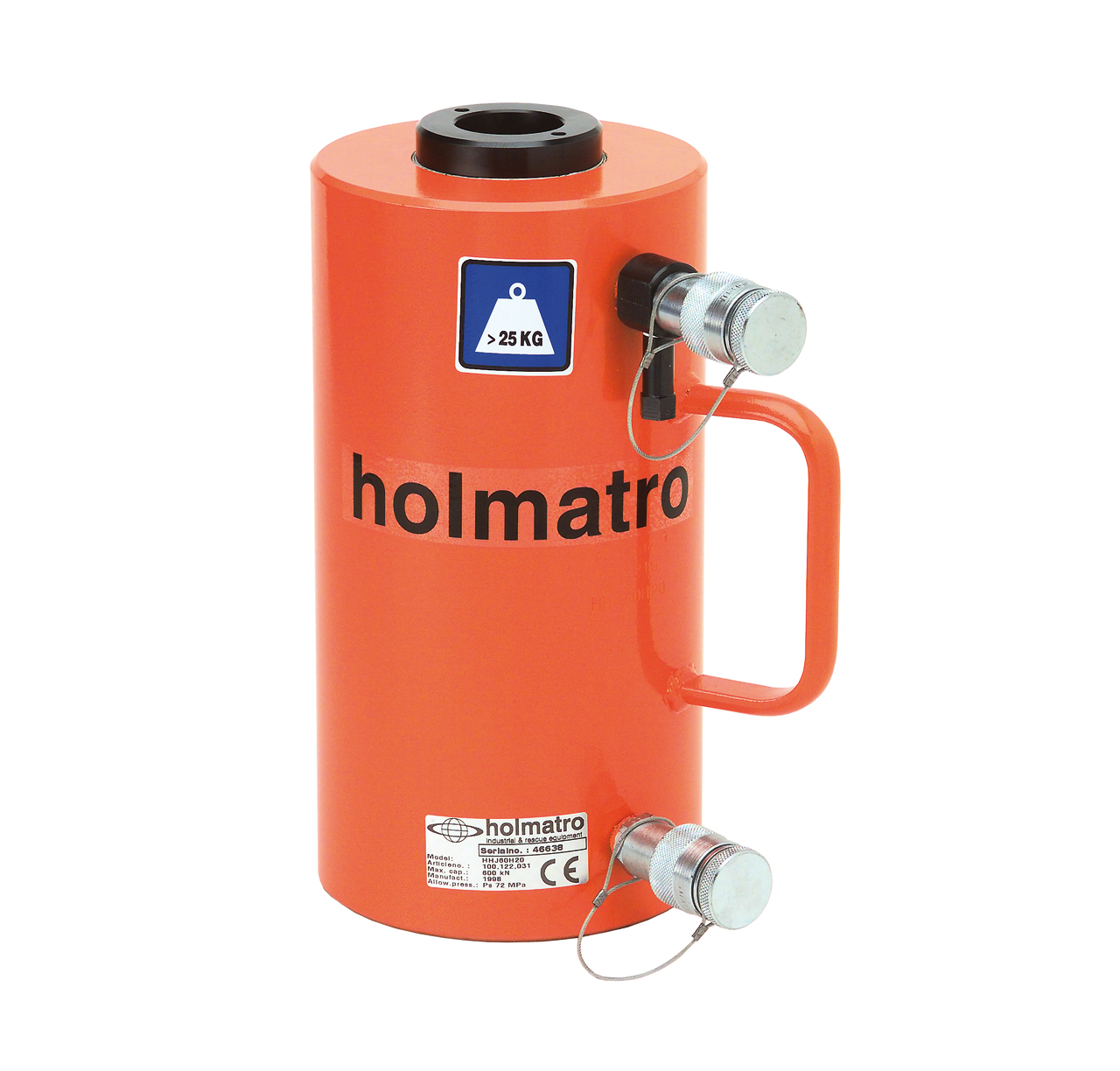 Цилиндр с полым плунжером HHJ 100 H 20 Holmatro 100.122.053