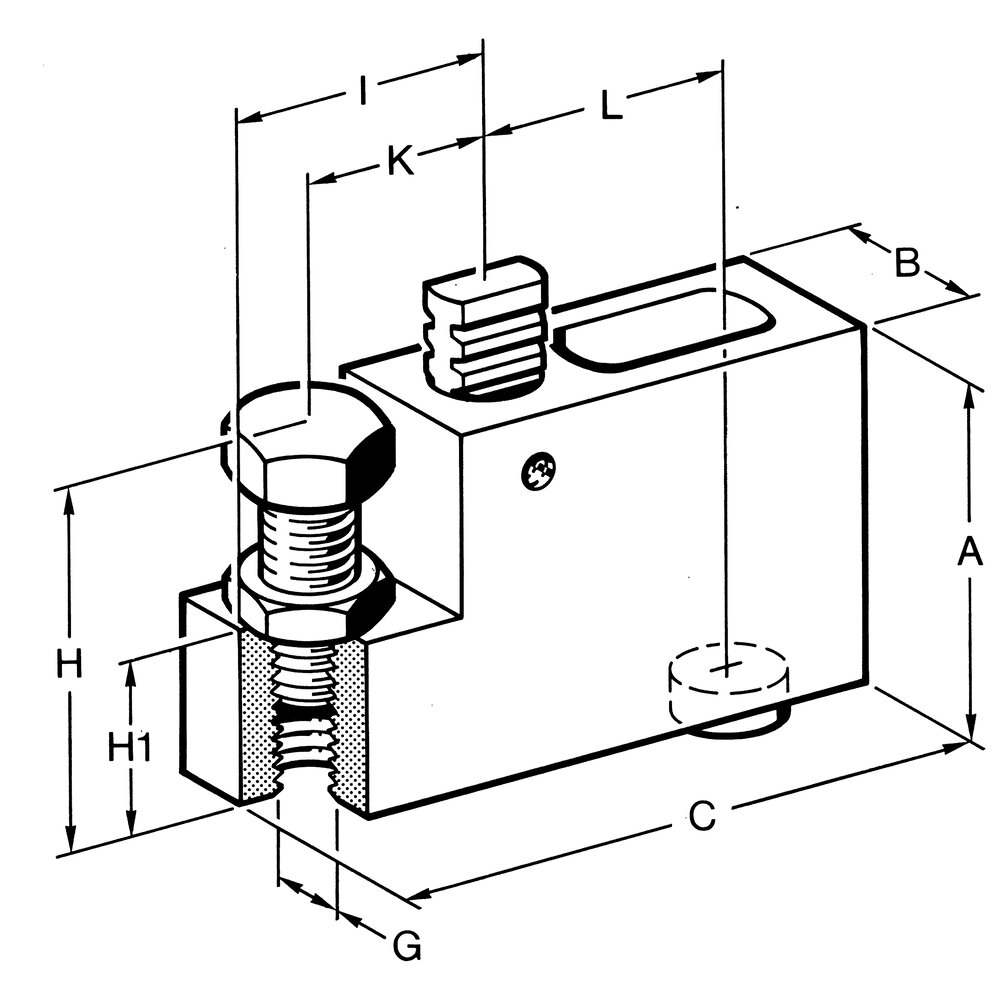 картинка Распорный элемент с регулируемой опорой АМF 77644 от магазина "Элит-инструмент"