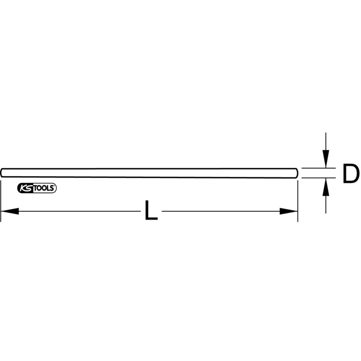картинка Деревянная ручка, Ø 24 мм от магазина "Элит-инструмент"