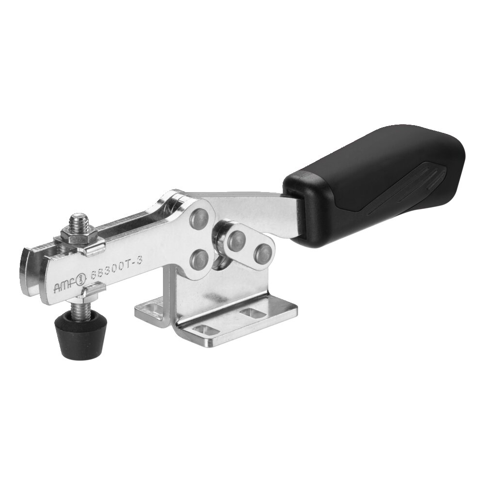 Горизонтальный шарнирный зажим plus с черной ручкой АМF 558176