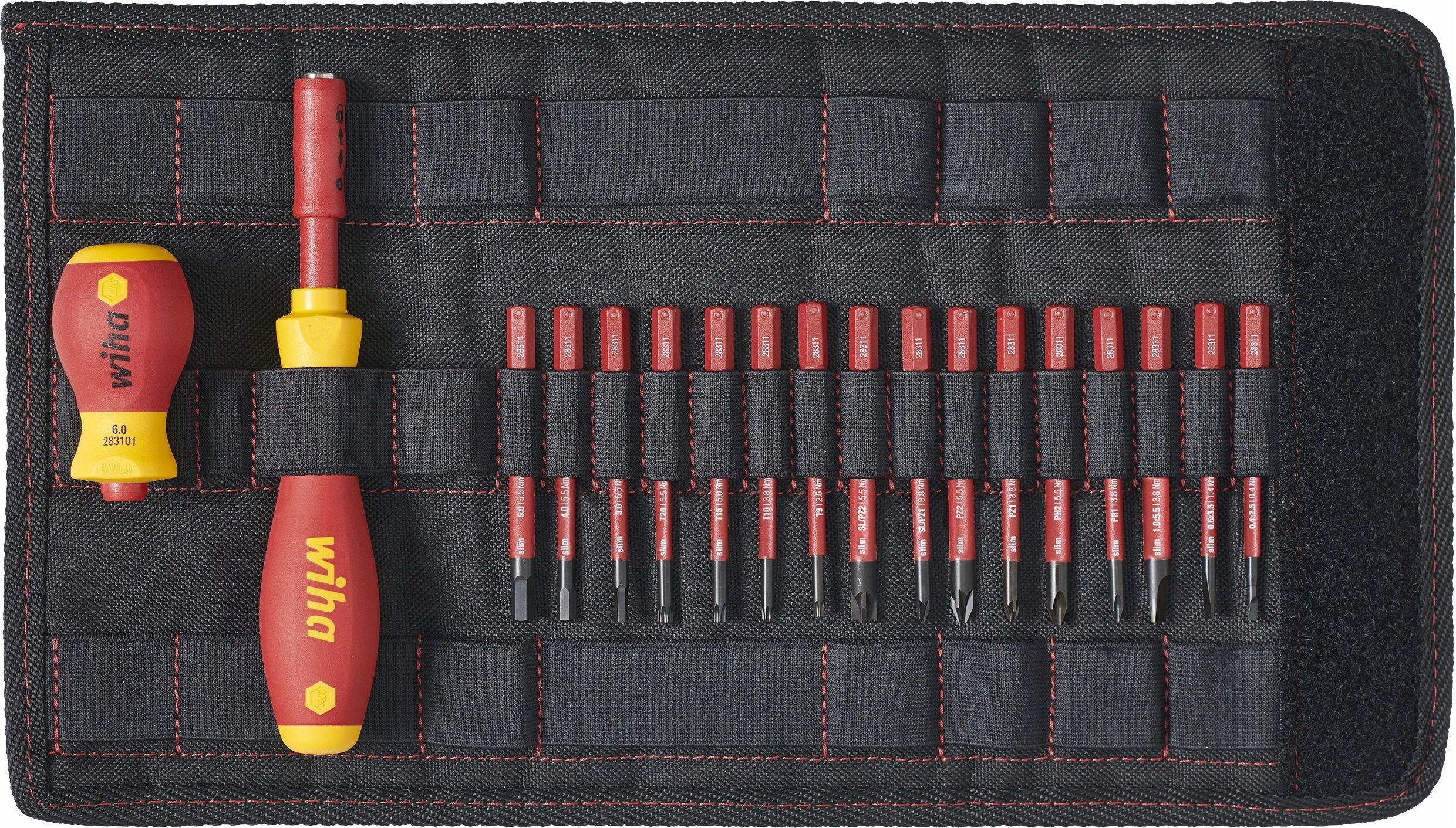 картинка Профессиональный набор инструментов для электриков Wiha 2831 T18 41231, 18 предметов от магазина "Элит-инструмент"