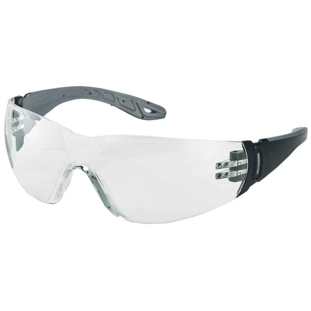Панорамные очки, чёрные/серебристые, противозапотевающие, FORMAT 1161 0000 Fplus