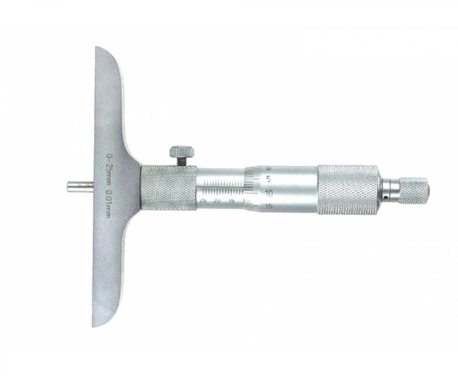 картинка Глубиномер гладкий микрометрический 0-25 мм Schut 906.040 от магазина "Элит-инструмент"