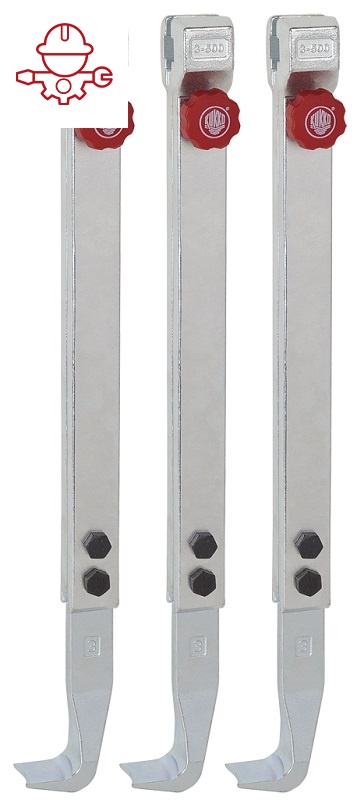 картинка 3 захвата с быстрой регулировкой (комплект) Kukko 3-502-S от магазина "Элит-инструмент"