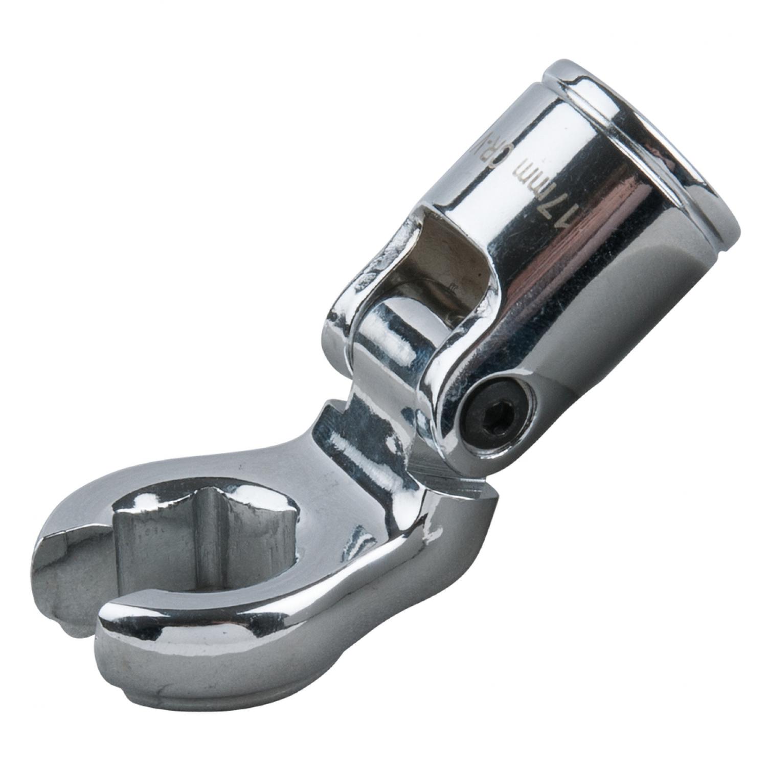 картинка Шарнирная торцовая головка 3/8" для накидных ключей, ширина зева 19 от магазина "Элит-инструмент"